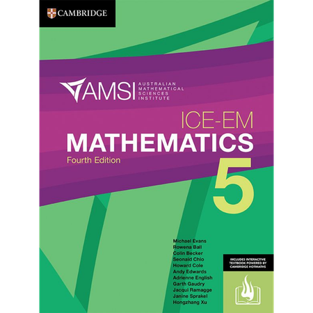 ICE-EM Mathematics Year 5 Fourth Edition (print and digital)