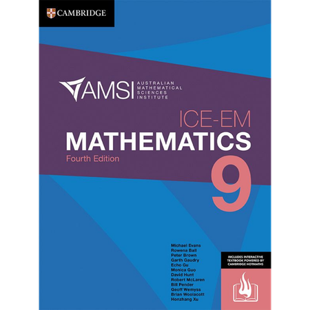 ICE-EM Mathematics Year 9 Fourth Edition (print and digital)