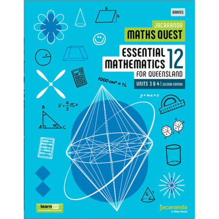 Jacaranda Maths Quest 12 Essential Mathematics Units 3 and 4 for Queensland 2E learnON & Print