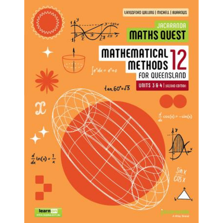Jacaranda Maths Quest 12 Mathematical Methods Units 3 and 4 for Queensland 2E learnON & Print