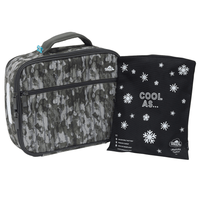 Lunch Box Spencil Big Cooler Bag + Big Chill Pack Bush Camo