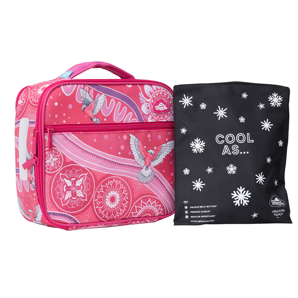 Lunch Box Spencil Big Cooler Bag + Big Chill Pack Galah Story
