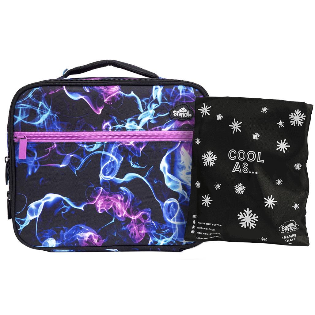 Lunch Box Spencil Big Cooler Bag + Big Chill Pack High Voltage