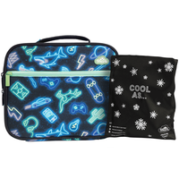 Lunch Box Spencil Big Cooler Bag + Big Chill Pack Neon Life