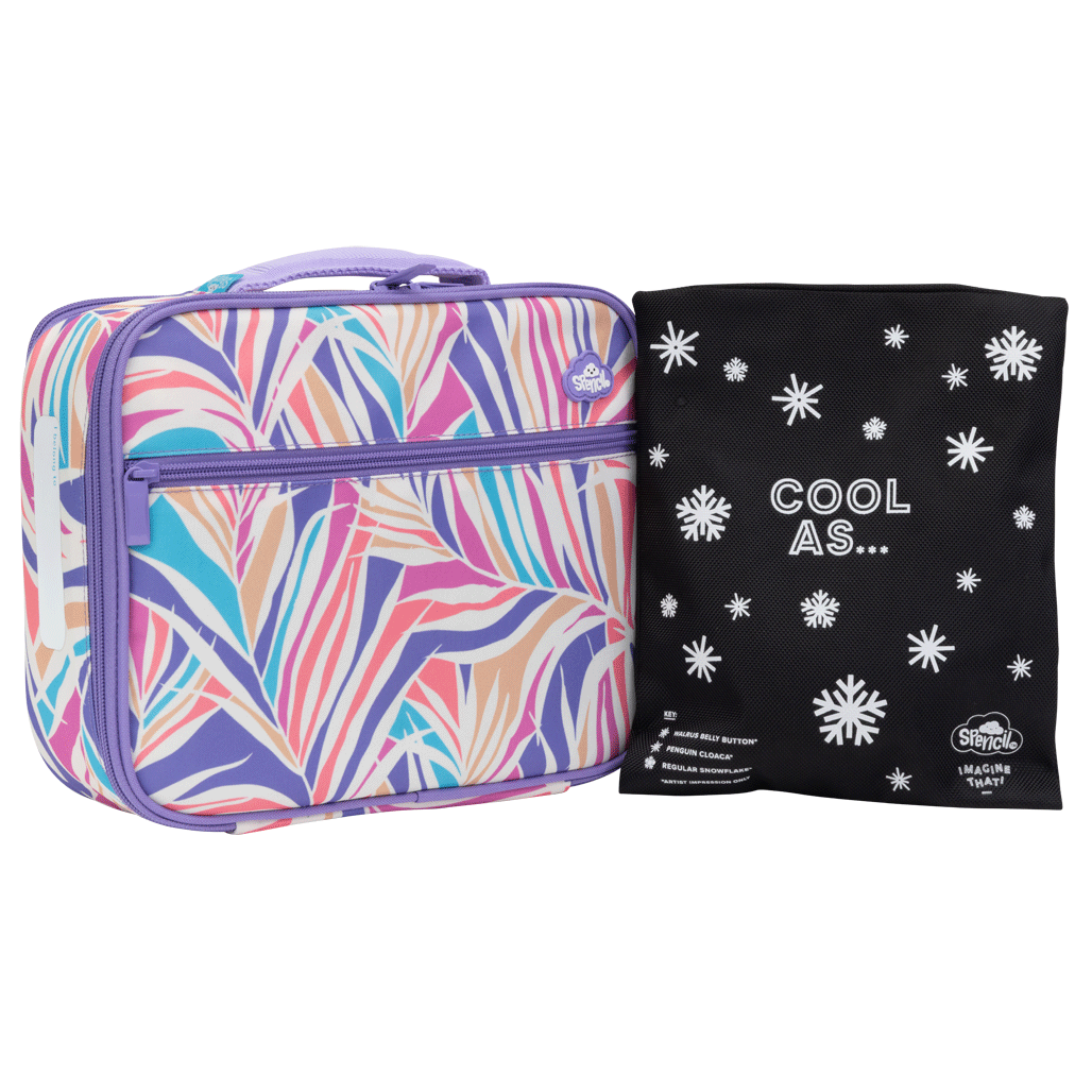 Lunch Box Spencil Big Cooler Bag + Big Chill Pack Paradise Palms