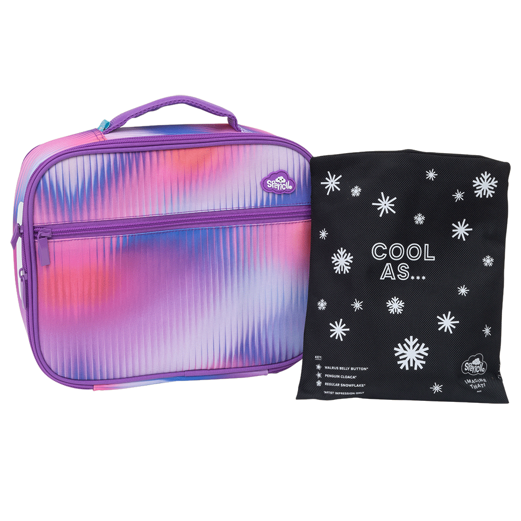 Lunch Box Spencil Big Cooler Bag + Big Chill Pack Prism Pop