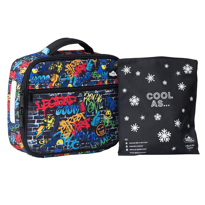 Lunch Box Spencil Big Cooler Bag + Big Chill Pack Tag Street