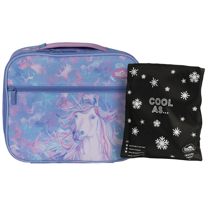 Lunch Box Spencil Big Cooler Bag + Big Chill Pack Unicorn Magic