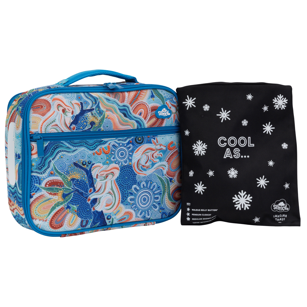 Lunch Box Spencil Big Cooler Bag + Big Chill Pack Wani-Wani Wantina