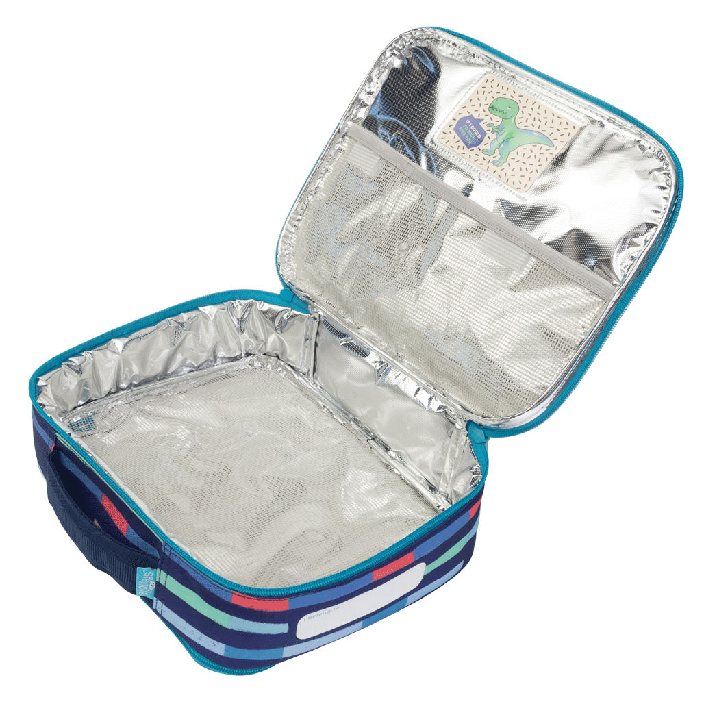 Lunch Box Spencil Big Cooler Bag Bright Stripes
