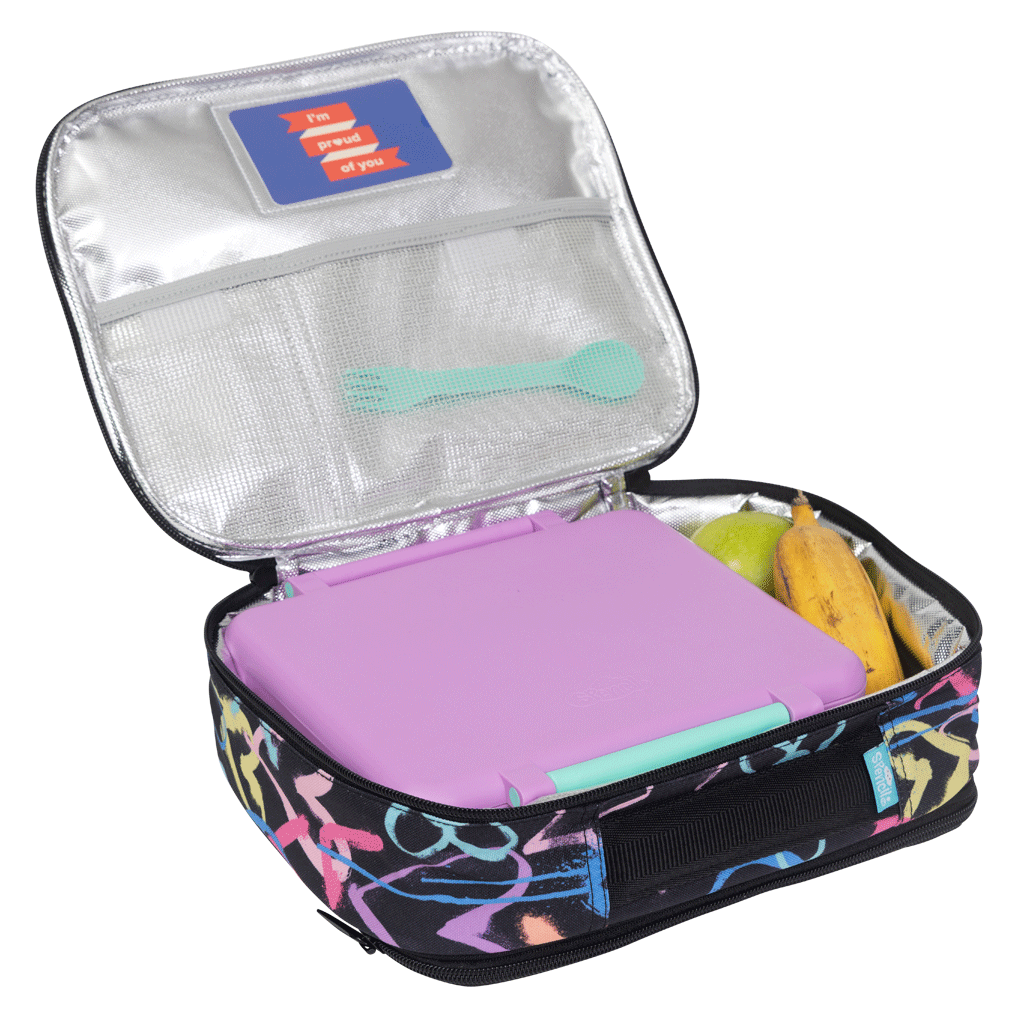 Lunch Box Spencil Big Cooler Bag Hearts & Crosses