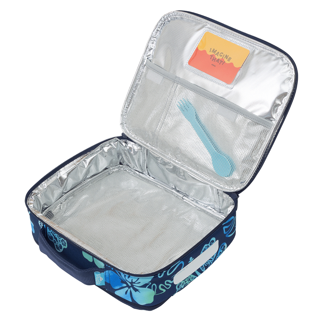 Lunch Box Spencil Big Cooler Bag Midnight Hibiscus