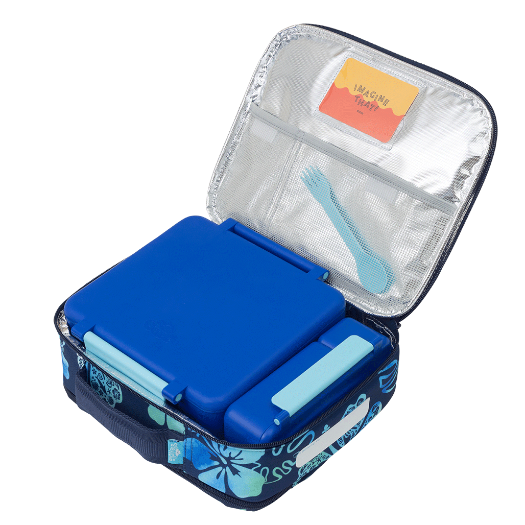 Lunch Box Spencil Big Cooler Bag Midnight Hibiscus
