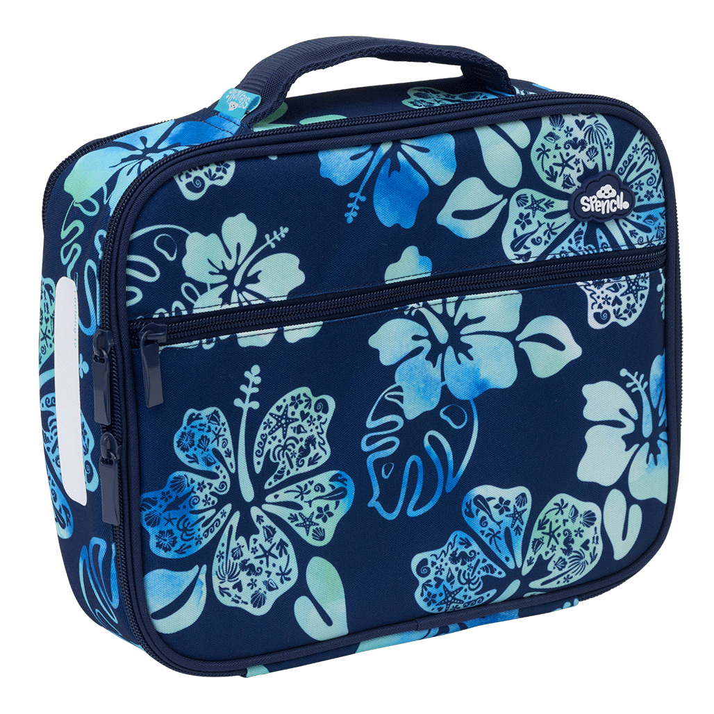Lunch Box Spencil Big Cooler Bag Midnight Hibiscus