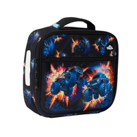 Lunch Box Spencil Big Cooler Bag + Big Chill Pack Monster Blaze
