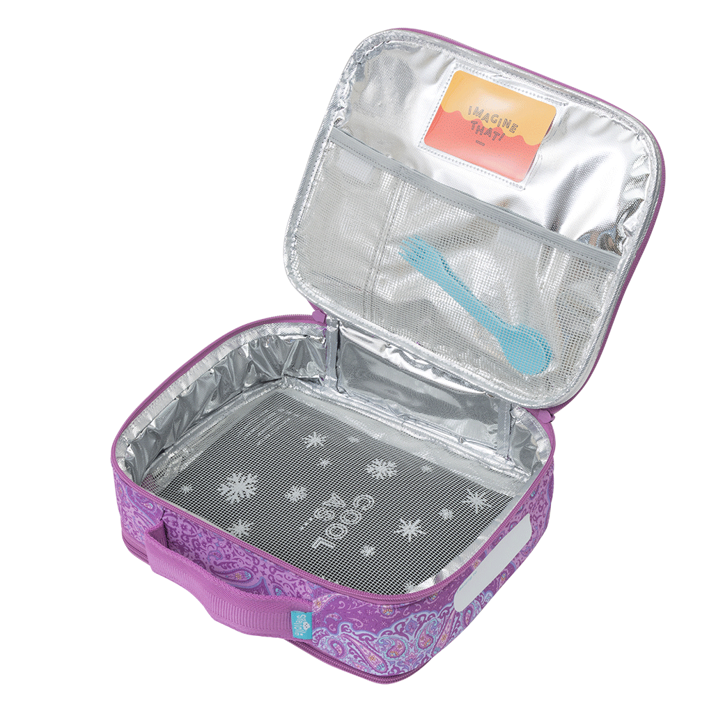 Lunch Box Spencil Big Cooler Bag + Big Chill Pack Paisley Daze