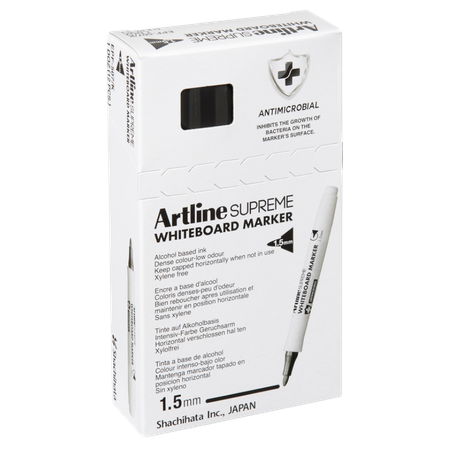 Marker Whiteboard Artline Supreme Black Box 12
