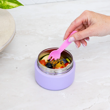 MontiiCo Insulated Mini Food Jar Lilac