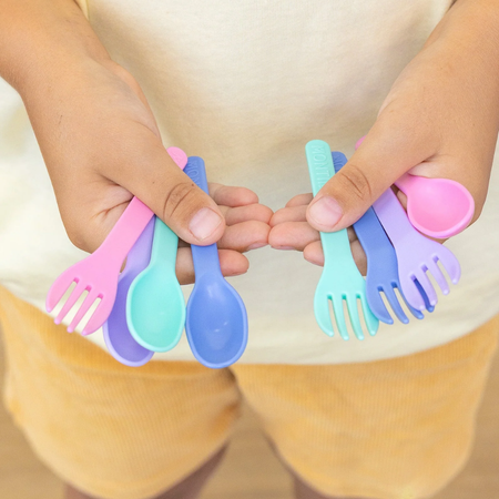 MontiiCo Out & About Cutlery Set Pastel