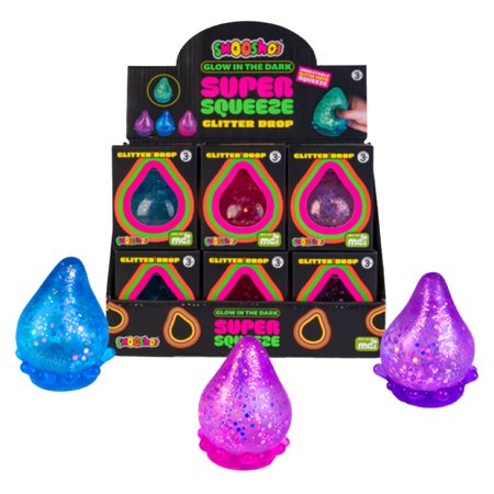 Smoosho's Super Squeeze Glow-In-The-Dark Sparkle Drop