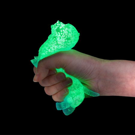 Smoosho's Super Squeeze Glow-in-the-dark White Terrier