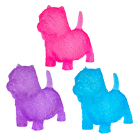 Smoosho's Super Squeeze Glow-in-the-dark White Terrier