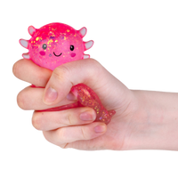 Smoosho's Super Squeeze Glitter Axolotl