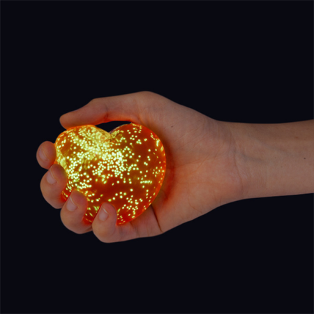 Smoosho's Super Squeeze Glow-in-the-Dark Heart