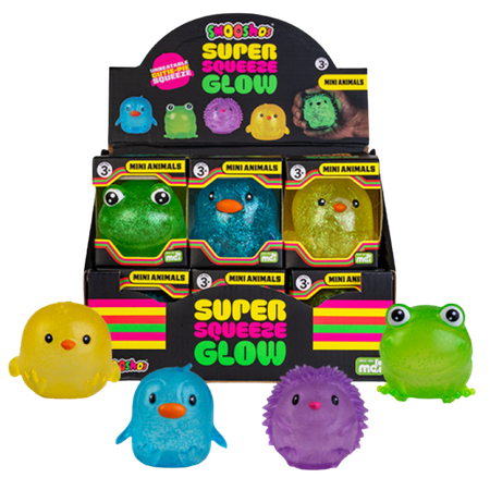 Smoosho's Super Squeeze Glow-in-the-dark Mini Animal