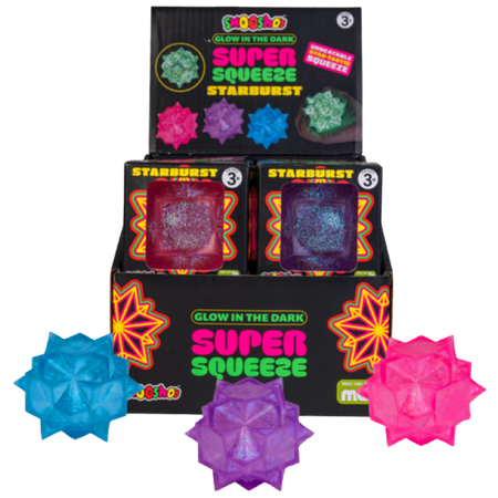 Smoosho's Super Squeeze Glow-in-the-dark Starburst