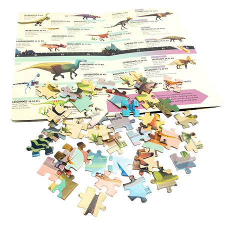 Usborne Book and Jigsaw Puzzle Dinosaur Timeline